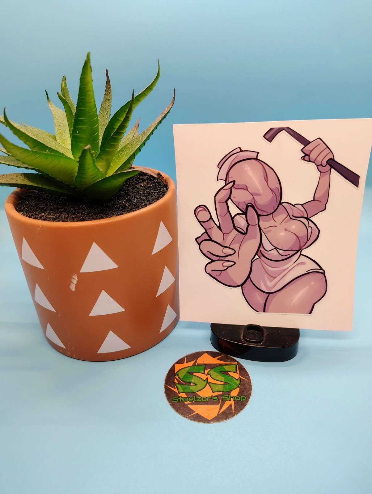 (4.5 Inches) Silent Hill – Nurse (Attacking) – Water-Resistant Vinyl Sticker