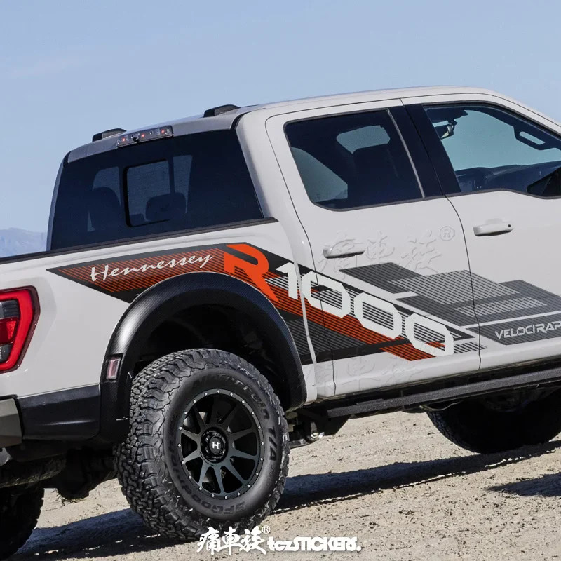 Aftermarket F-150 Raptor R Pickup Off-Road Racing Vinyl Decal | Body Modificatio