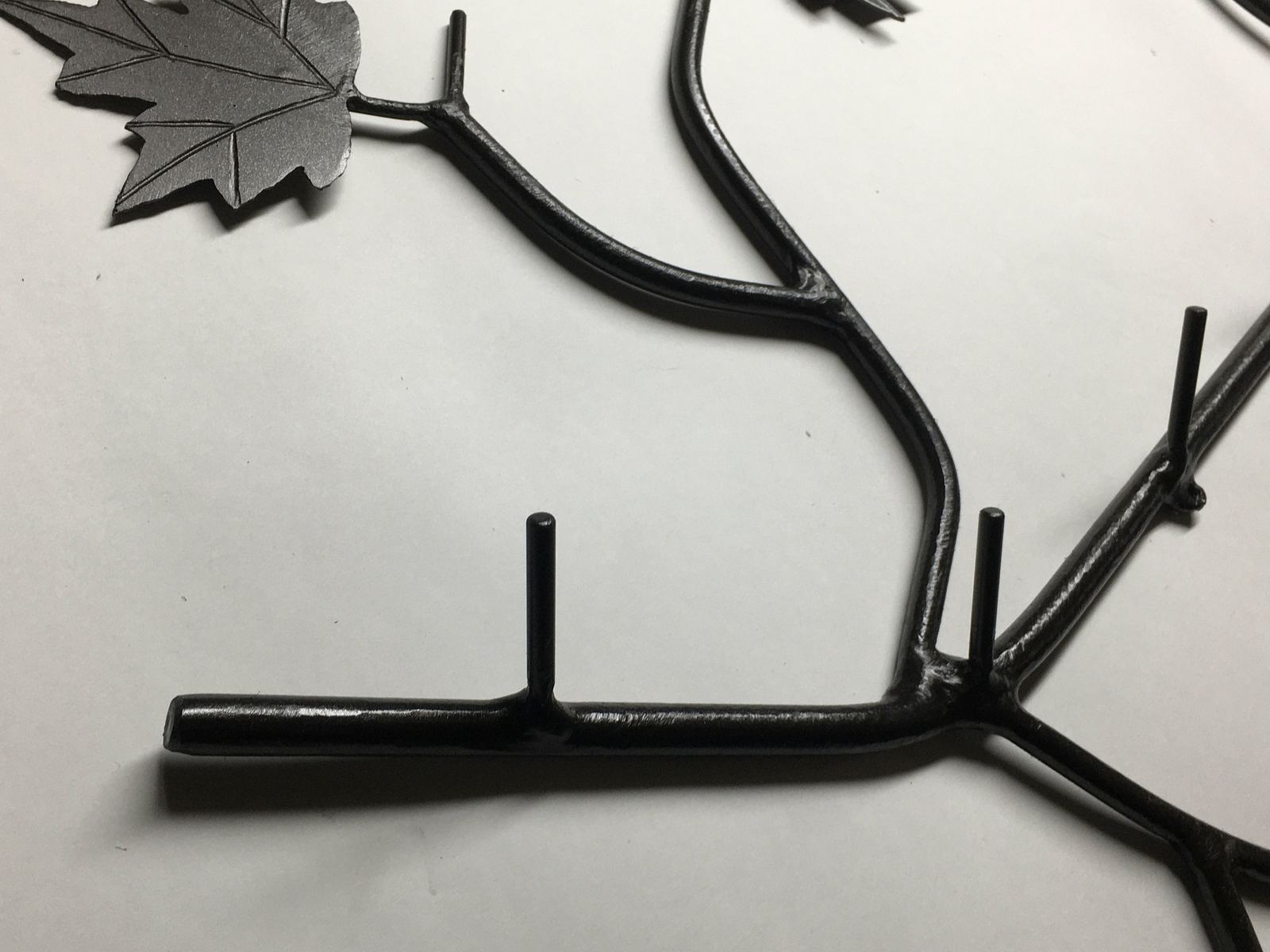 Unique 60″ ( 5 feet long ) coat rack branch in semi gloss Oil Rubbed Bronze