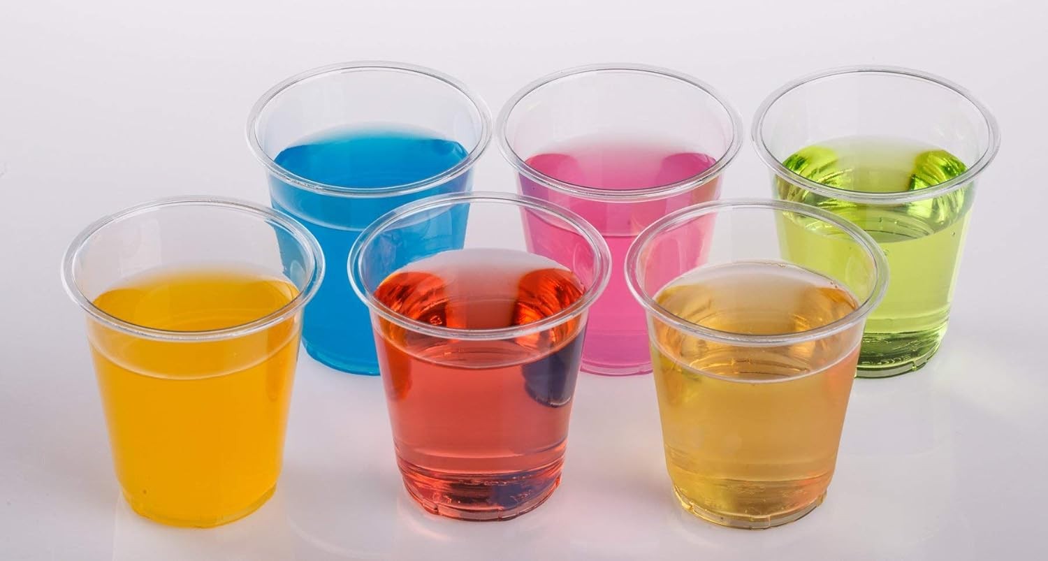 3 oz 100ct clear plastic cups Disposable Mini Shot Glasses Jello Party Tumblers