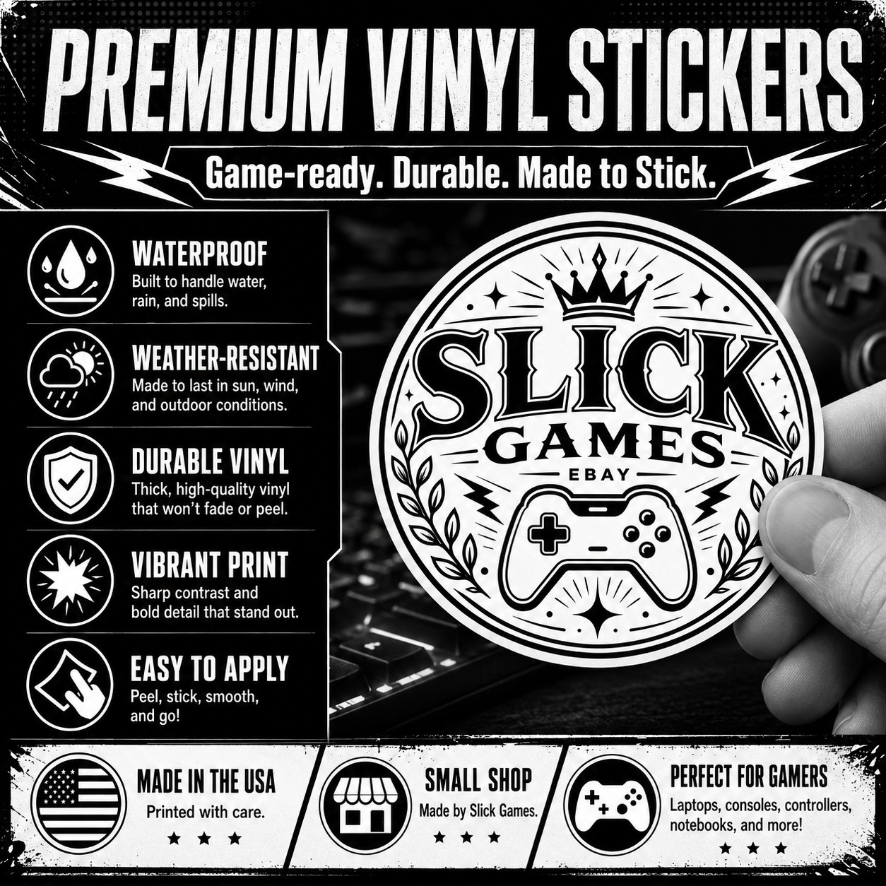 Brooklyn Nets Home Logo #48 Basketball Fan Sticker Waterproof Vinyl Die-Cut Car