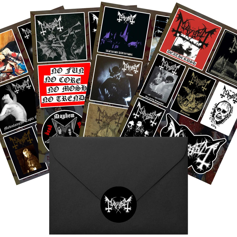 Mayhem Sticker Pack | De Mysteriis Dom Sathanas Live In Leipzig Chimera Daemon