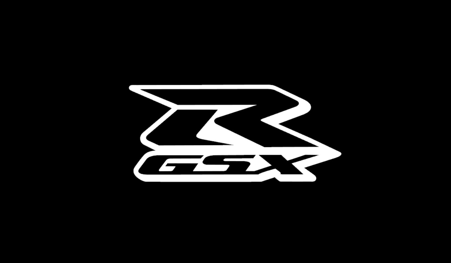Suzuki GSXR Logo Vinyl Decal Sticker – GSX-R Tank/Fairing Design, Multiple sizes