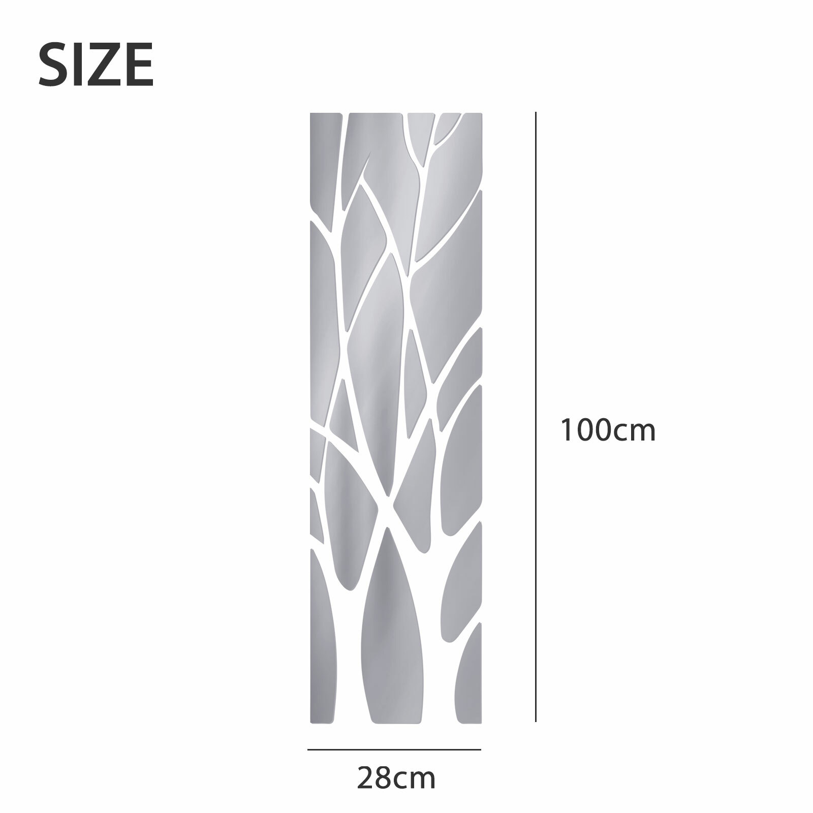 3D DIY Mirror Art Removable Wall Stickers Acrylic Mural Decal Home Bedroom Decor