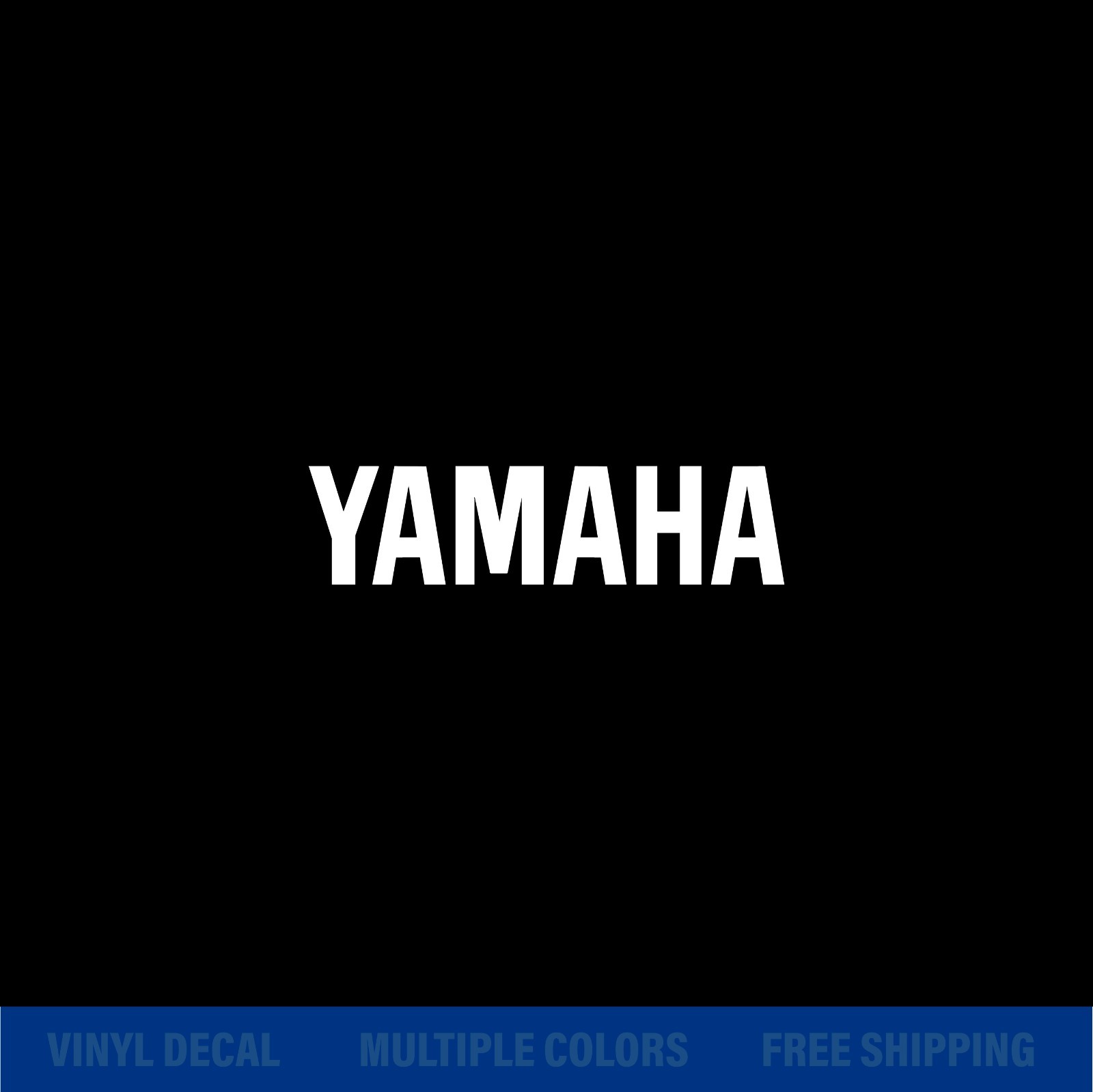 Logo Yamaha Vinyl Decal Sticker | Motorcycle Car Window ATV | xColors & Sizes