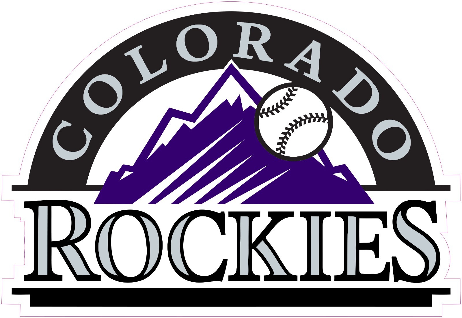 Colorado Rockies Vinyl Decal Sticker Car Truck Bumper Tumbler Mug