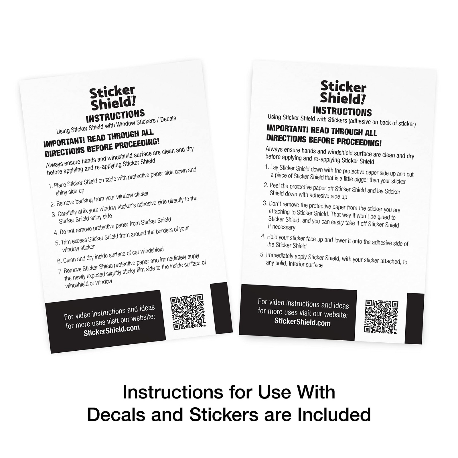 – Windshield Sticker Applicator for Easy Application, Removal and Re-Applicat…