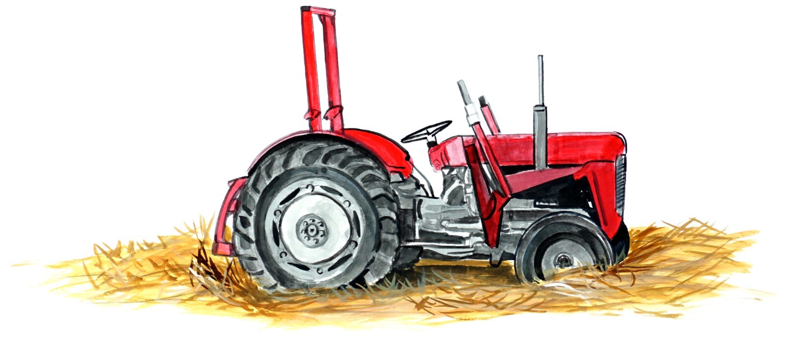 Tractor Printed Vinyl Decal Wall Window Car Sticker High Quality