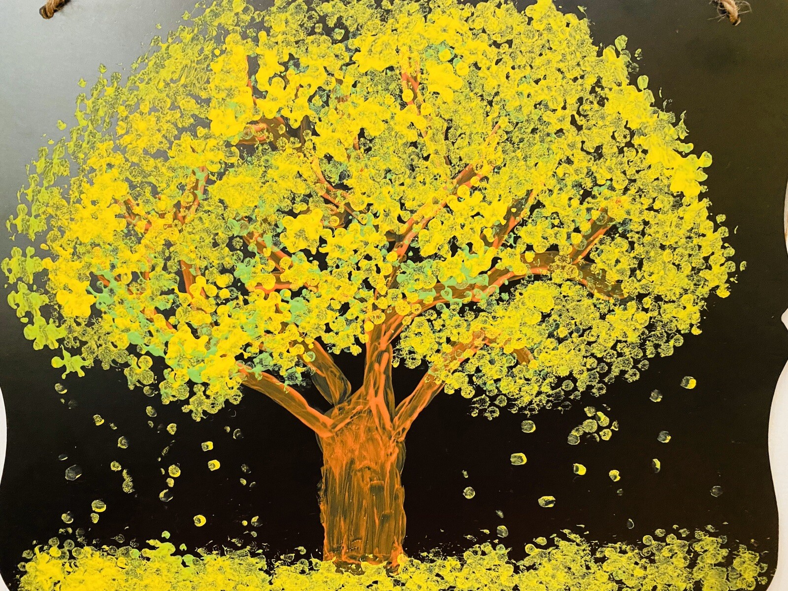 Fall Color Tree Chalk Board 8”*10”
