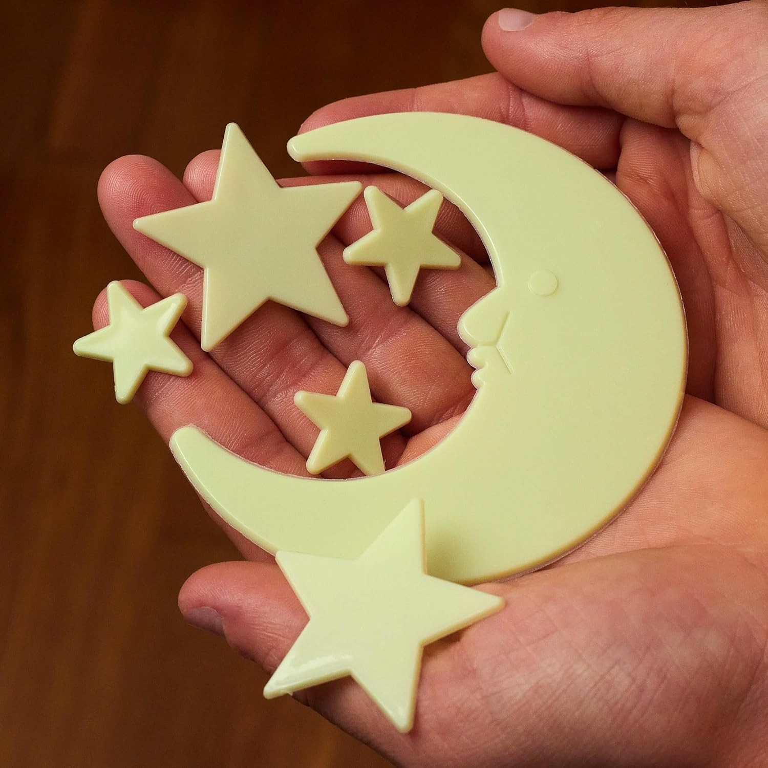 Green Sky Deluxe Glow Stars; in The Dark Stars for Room Decor, White