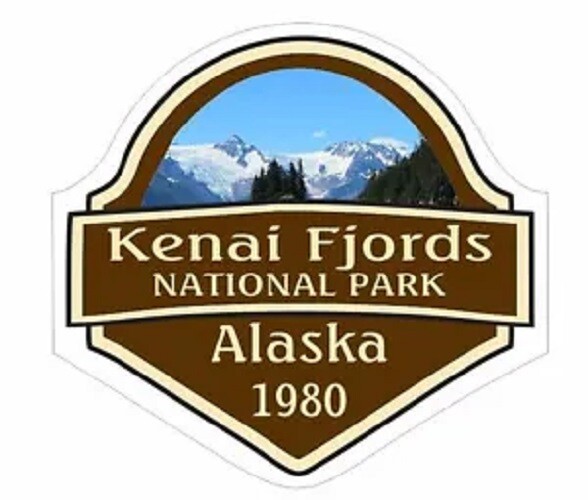 Kenai Fjords National Park Sticker Decal R1442 Alaska YOU CHOOSE SIZE