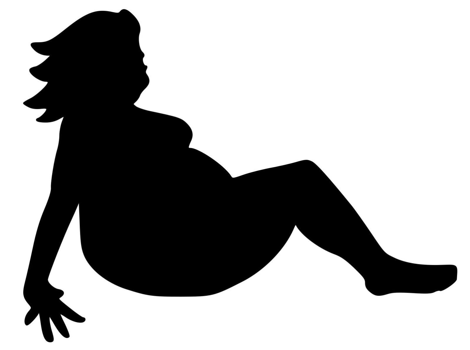 MUDFLAP FAT GIRL Vinyl Decal Sticker – Trucker Lady Woman Chubby