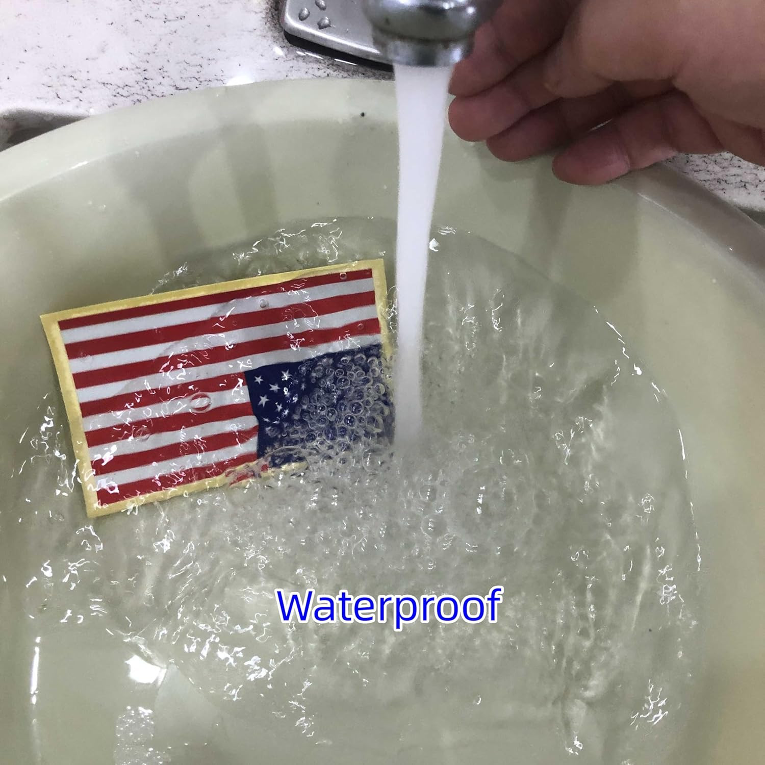 Reflective American Flag Stickers – 3-Pack, 5X3 Inches – Durable & Waterproof De