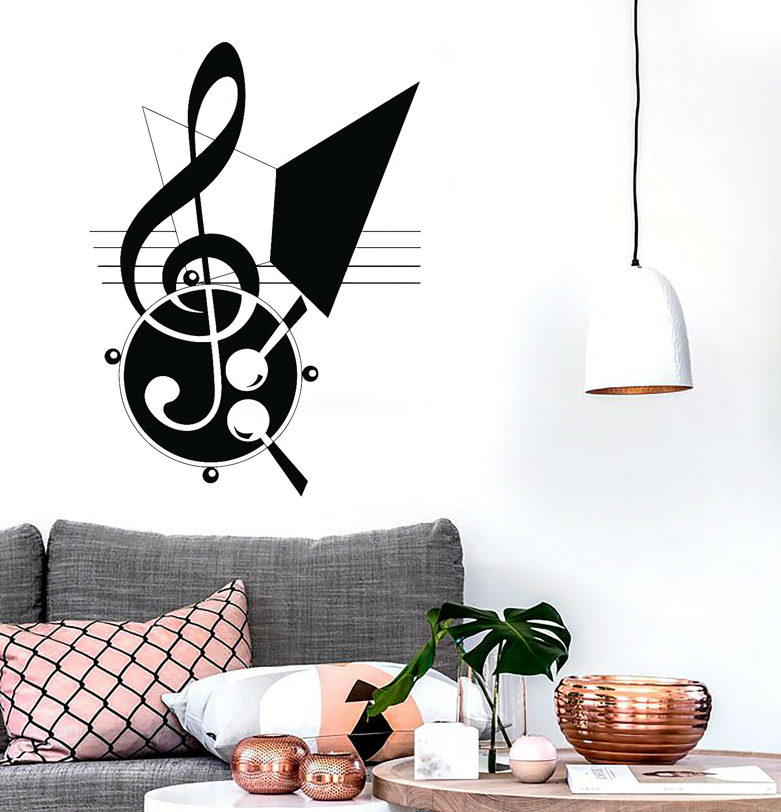 Wall Vinyl Decal Sticker Note Key Game Music Home Decor (np005)