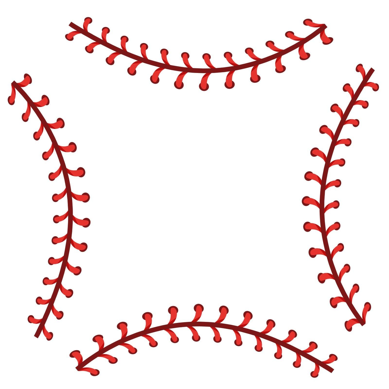 Large Baseball Wall Decals Baseball Lace Stitches Stickers for Wall Ceiling D…