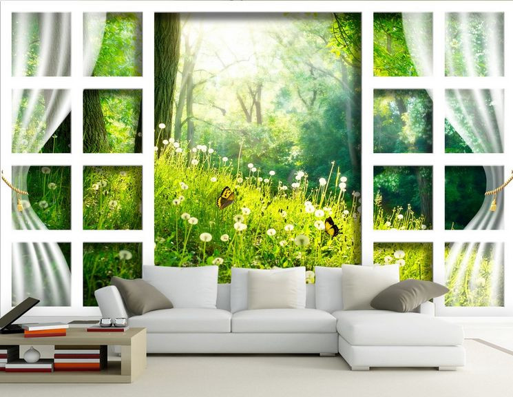3D Window Beautiful Scenery 846 Wall Paper Wall Print Decal Wall AJ Wall Paper