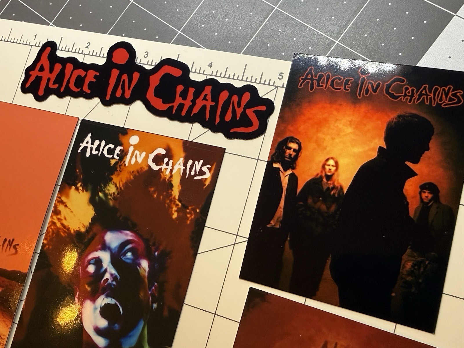 Alice In Chains 5 Sticker Lot Alternative Grunge Rock Layne B