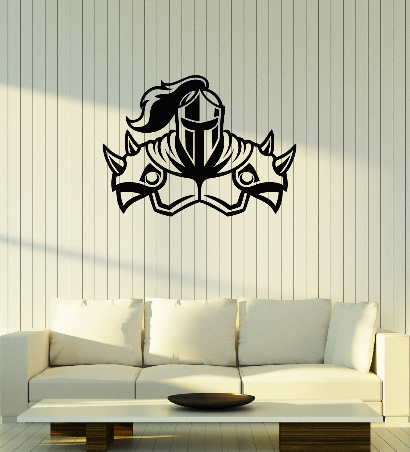 Vinyl Wall Decal Medieval Knight Armour Middle Ages Boys Room Stickers (ig5952)