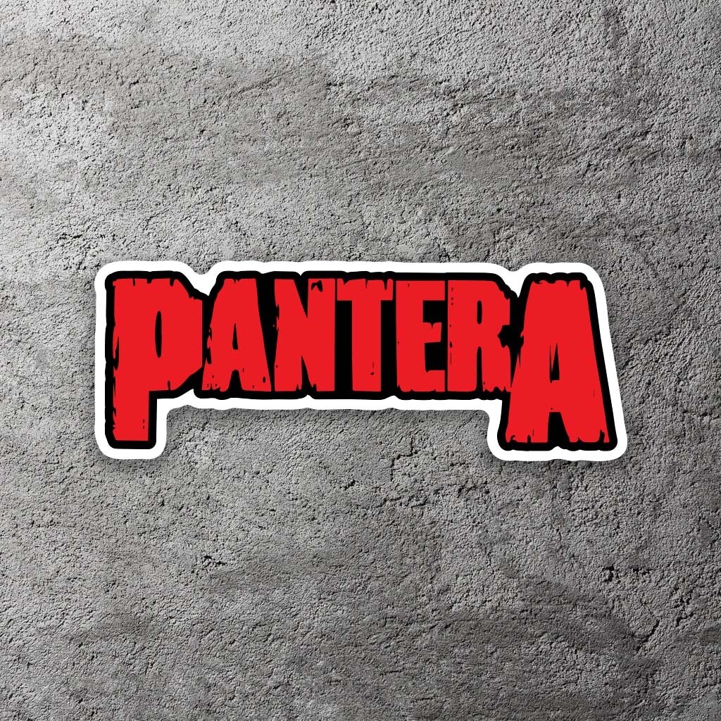 Pantera Logo Vinyl Sticker 5″ Wide – Includes Two Stickers