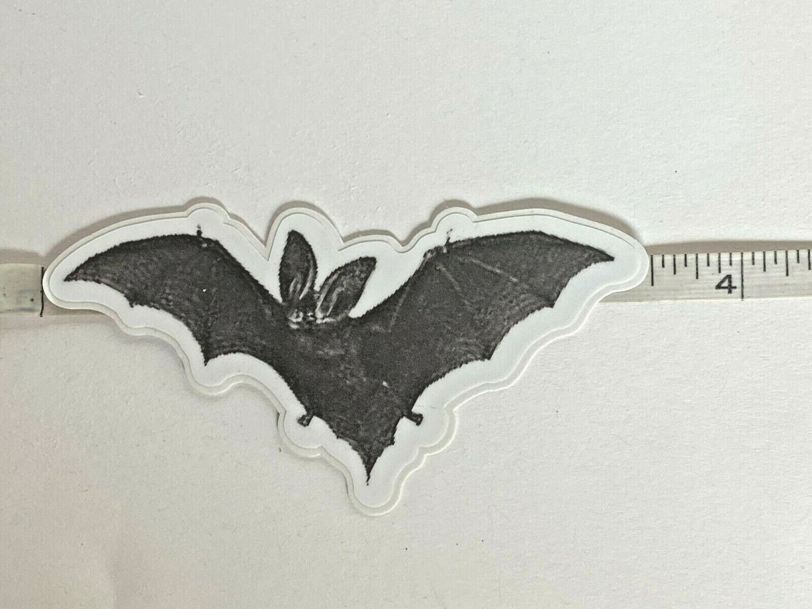 Flying BAT Vinyl Sticker 3 1/2″x 2″ Laptop Notebook Mug Fade Resistant