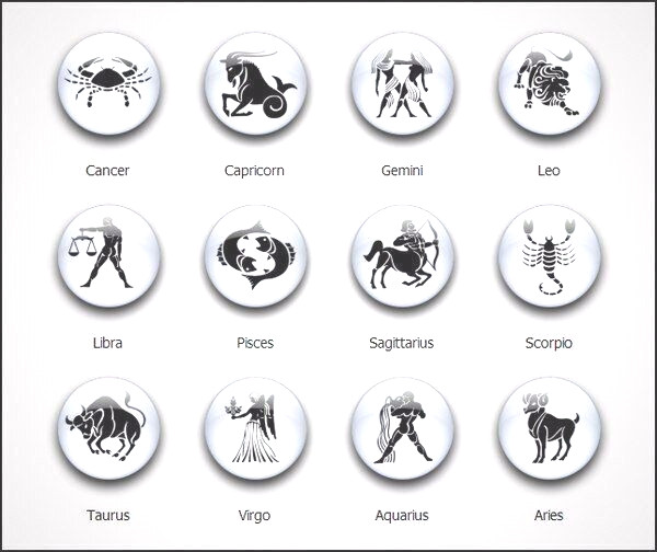 Zodiac Sign Vinyl Decal Stickers Astrological Art Car Window Decor USA Seller