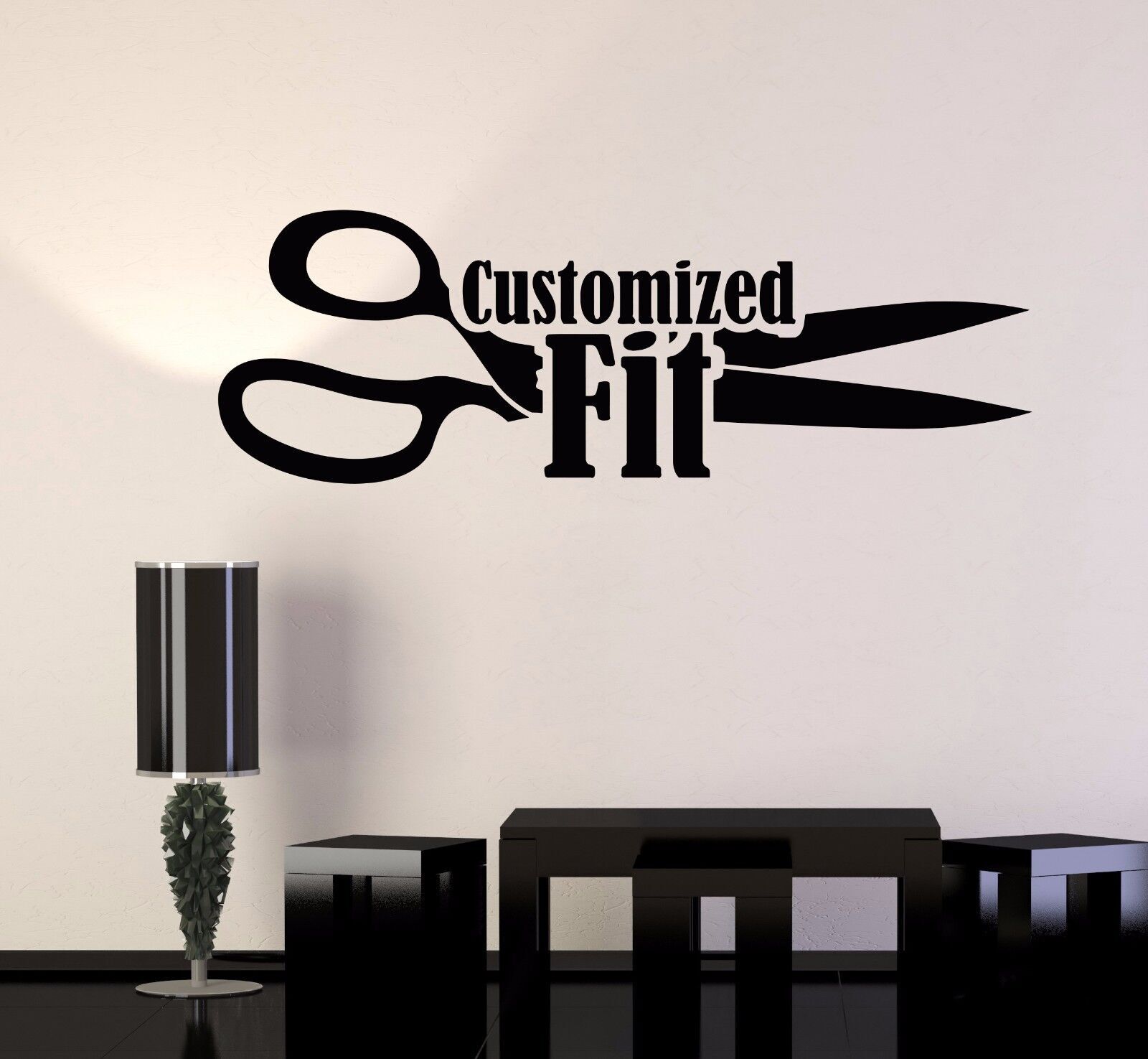 Vinyl Wall Decal Tailor Tools Atelier Sewing Seamstress Stickers (492ig)