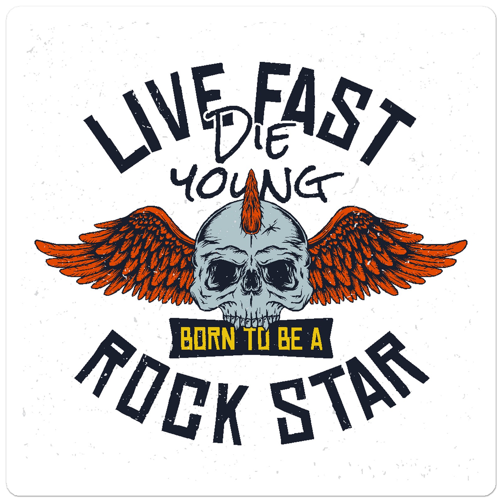 Live Fast Die Young – Vinyl Decal Sticker – Car Window Laptop – ebn9542
