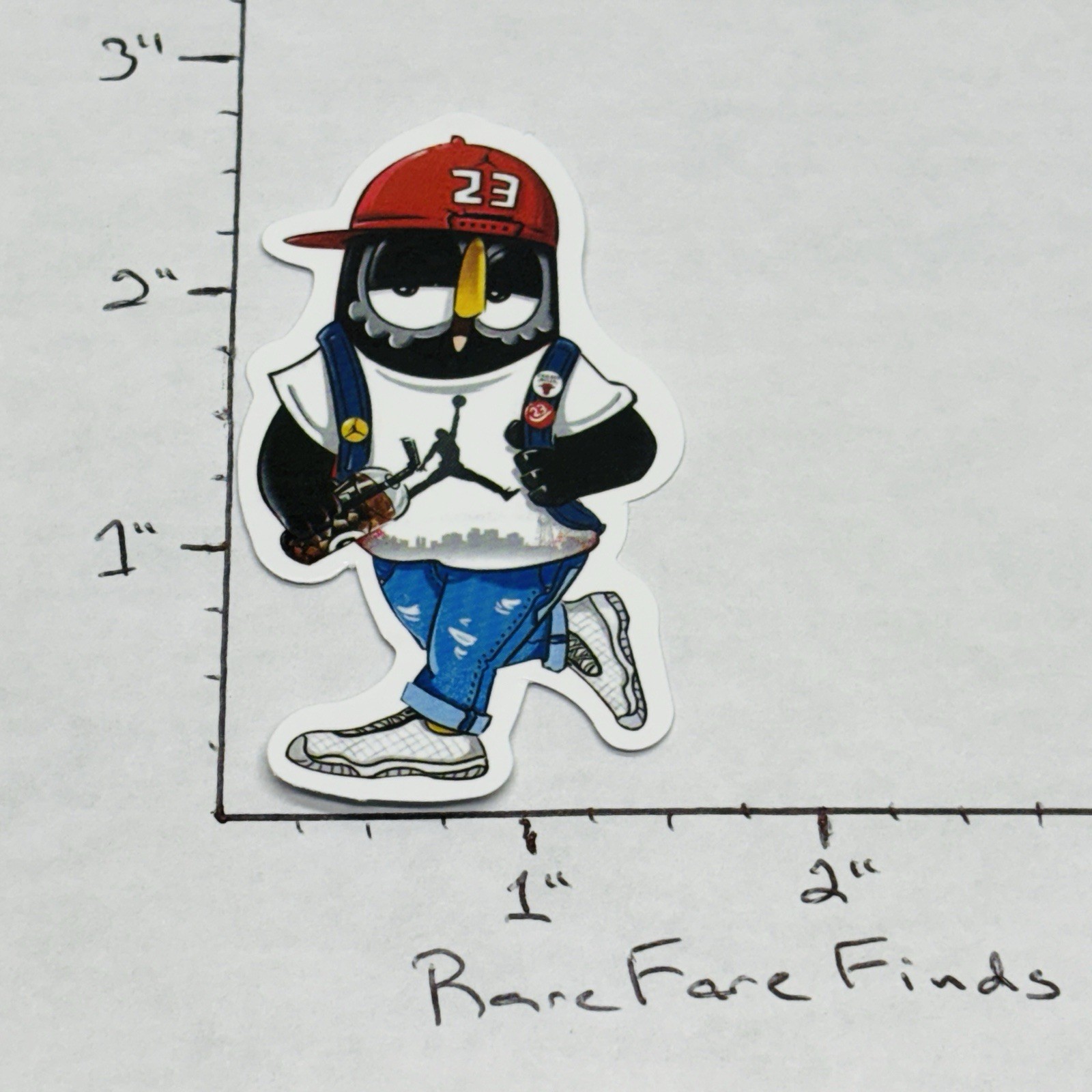 NEW‼ Michael Jordan Penguin Laptop Bottle Vinyl Decal Sticker • w/ Tracking‼