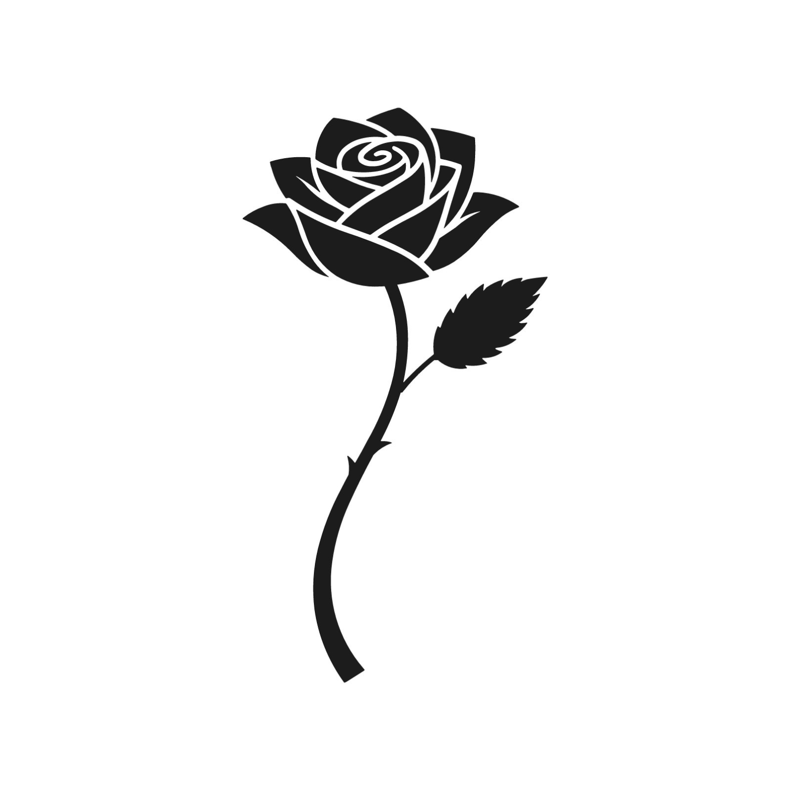 Rose flower Vinyl Decal Car Window Laptop Sticker