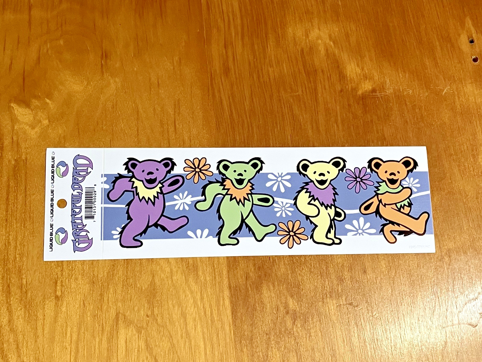 LIQUID BLUE Grateful Dead Music Band Pastel Dancing Bears Decal FREE SHIP