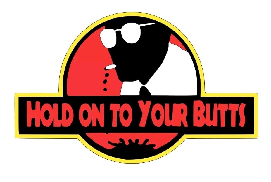 Jurassic Park Samuel L Jackson Butts Smoking Sticker Decal Car Laptop 6×3.75!