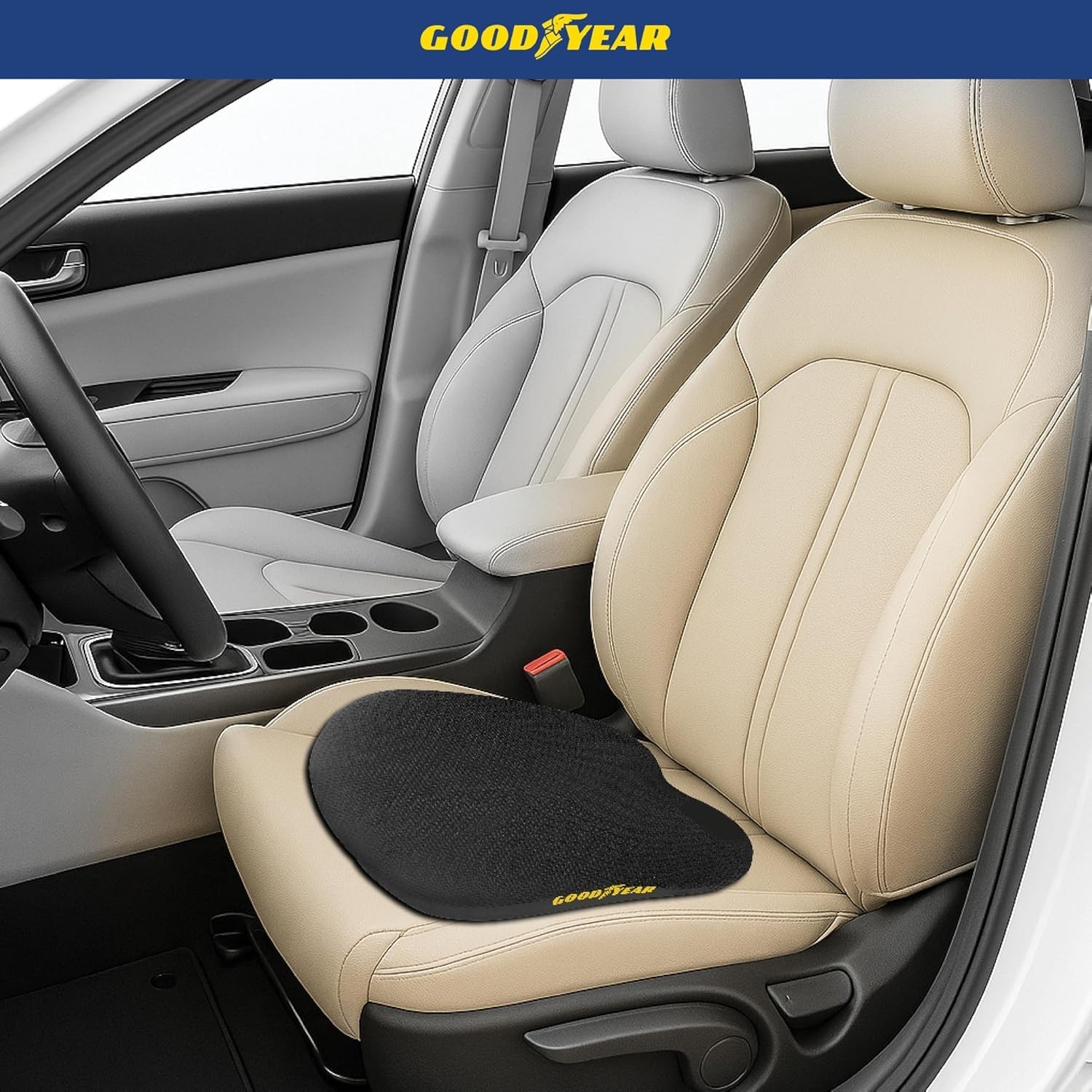 Memory Foam Car Seat Cushion – Gel Seat Cushions for Office Chairs, Tailbone