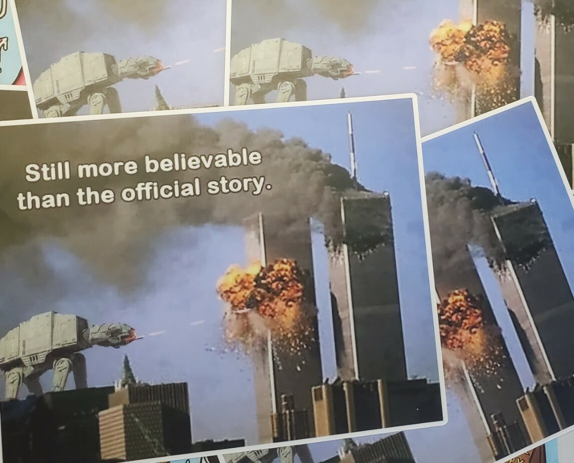 Star Wars STICKERS AT-AT 5 PACK LOT WORLDWIDE 🌐SHIPPING WORLD TRADE CENTER NYC