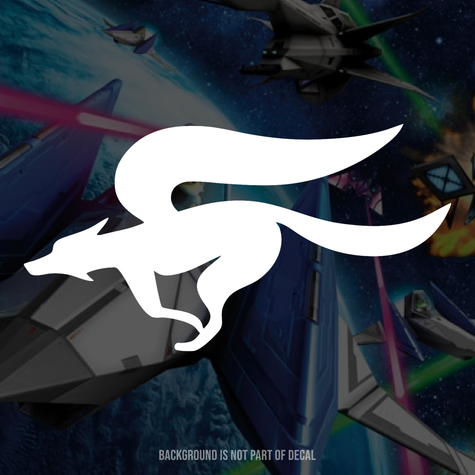 Nintendo / Star Fox / Fox McCloud Vinyl Decal Sticker