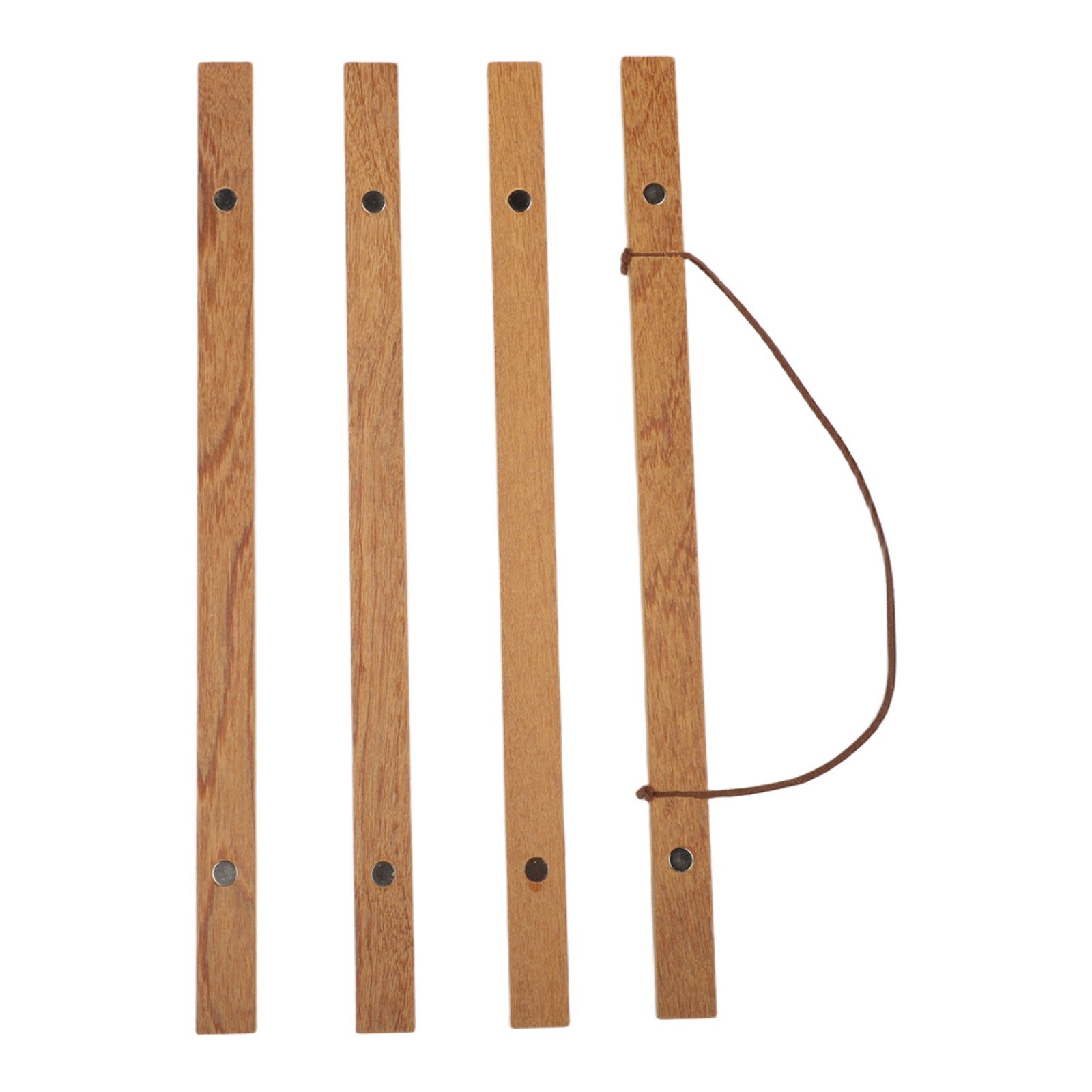 Teak Wood Magnetic Hanging Scroll Frame for Posters and Artwork 21 to 51cm