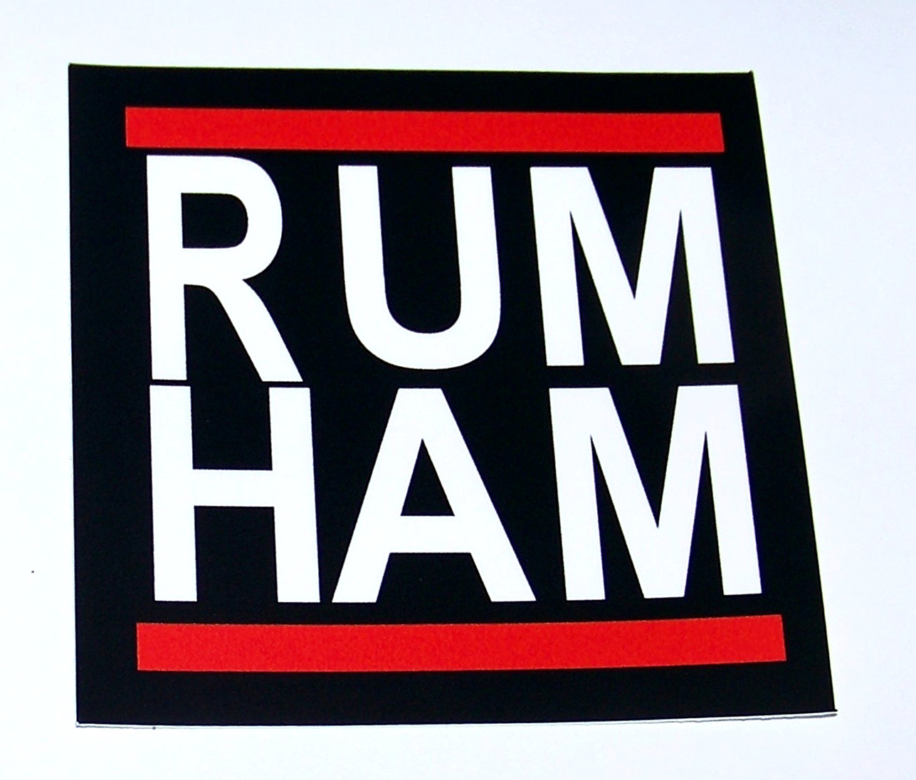 ALWAYS SUNNY Die Cut Bumper Sticker Decal TV Comedy RUM HAM Philadelphia