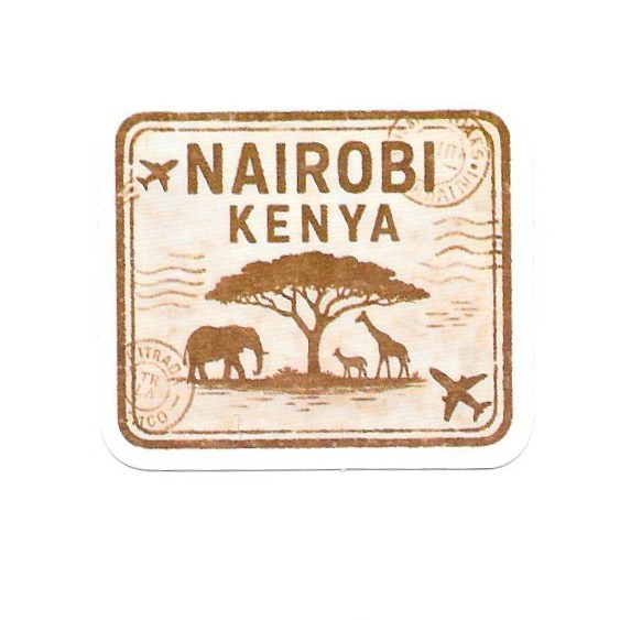 Nairobi Kenya Vinyl Sticker Safari Wildlife Travel Souvenir Laptop Graphic Gift