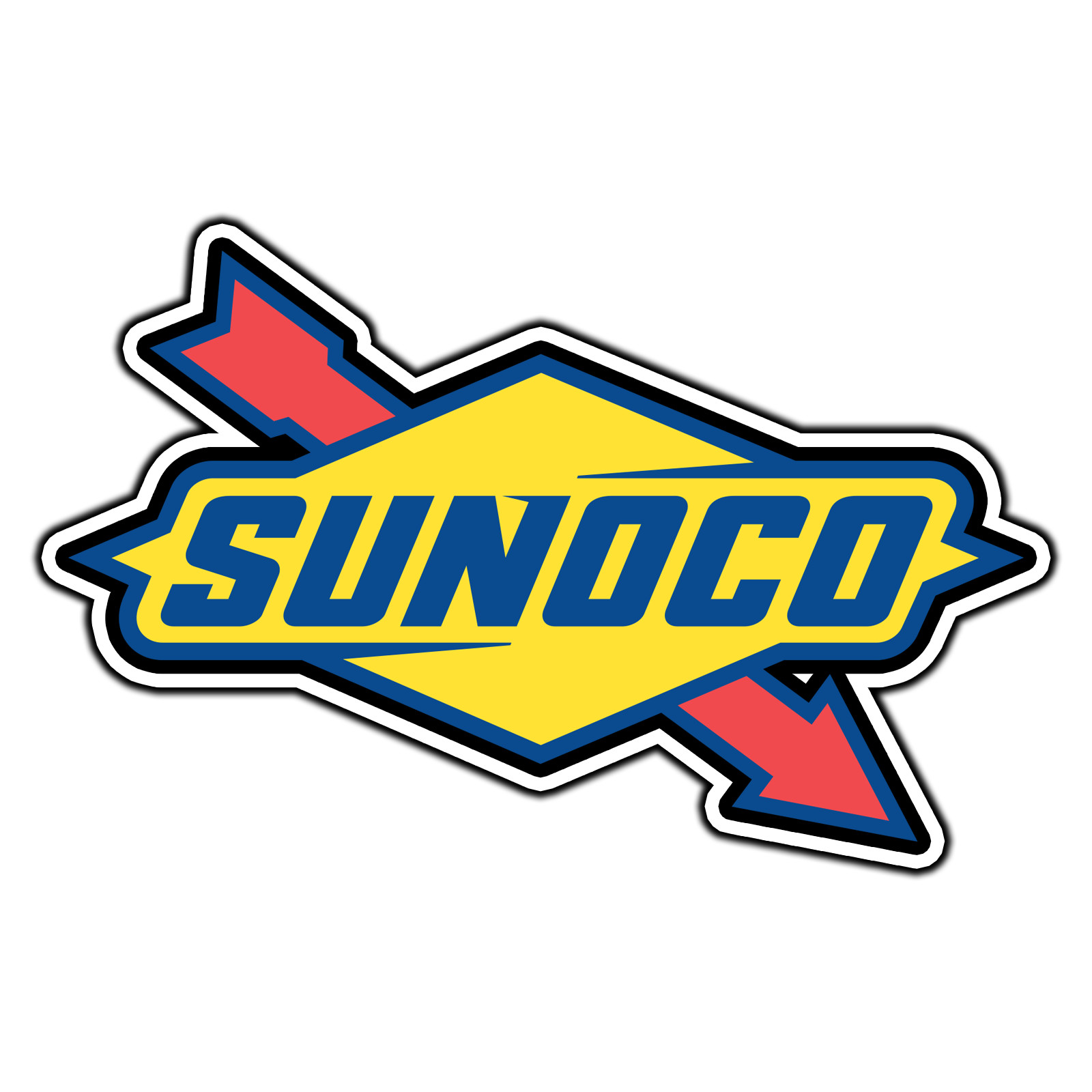 Sunoco Logo #1 Sticker Waterproof Vinyl Decal Die-Cut Laptop Car