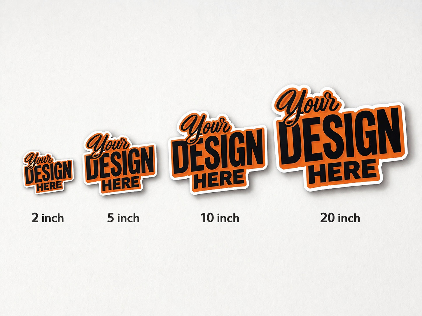 Custom Vinyl Stickers Your Design Here Die Cut Waterproof Car Laptop UV 2-20″