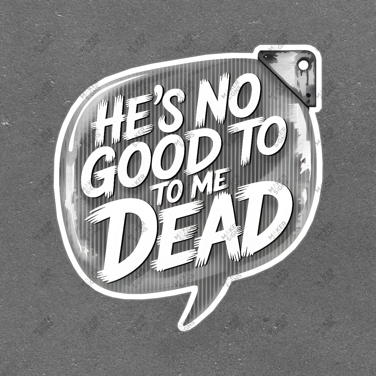 Star Wars Cad Bane Quote Wall Art HES NO GOOD TO ME DEAD Stylish #7410