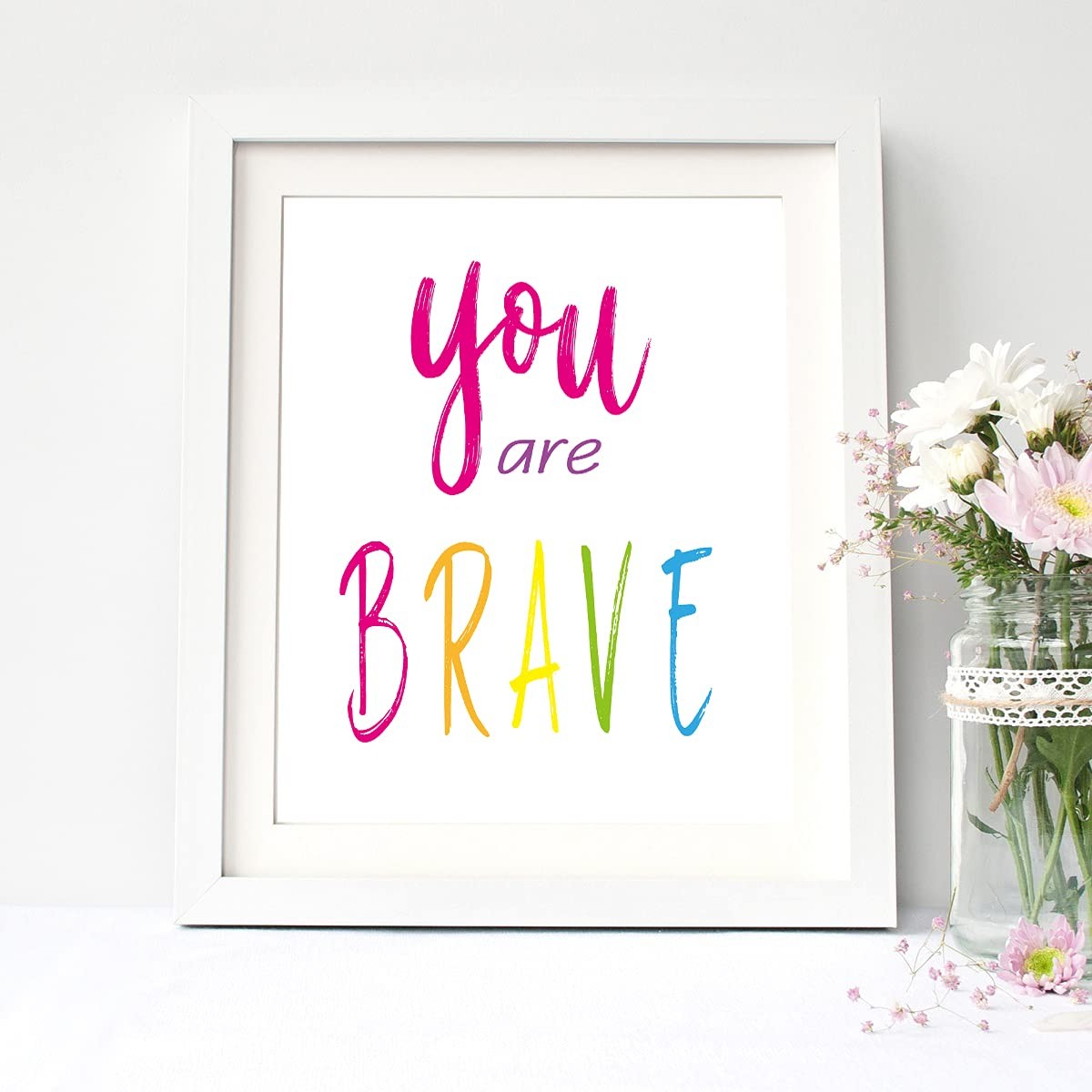 8 Pack Motivational Wall Art Inspirational Quote Posters Wall Decor