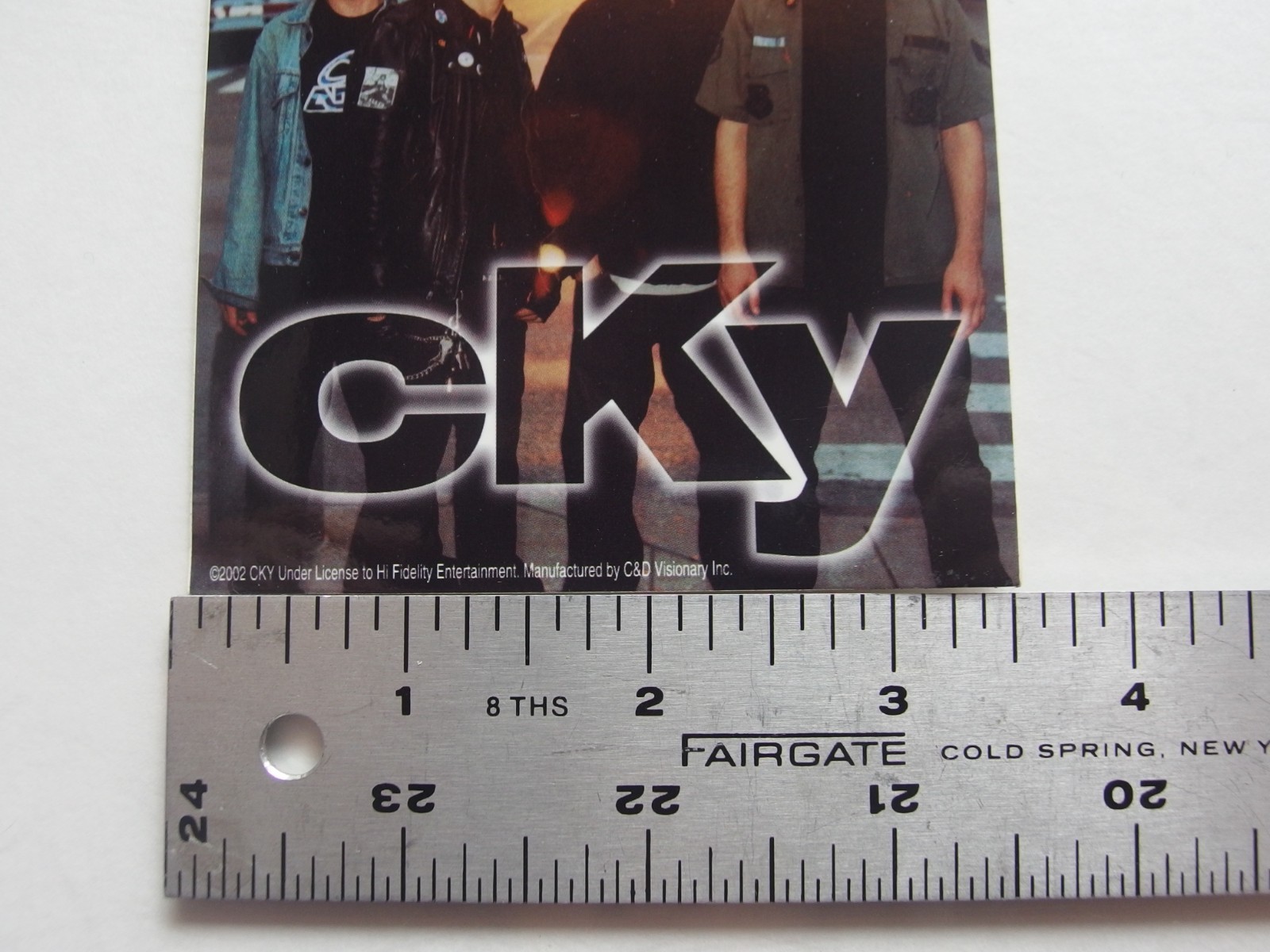 CKY Sticker Group Photo Band Portrait 2002 C&D Visionary 3.5×5″