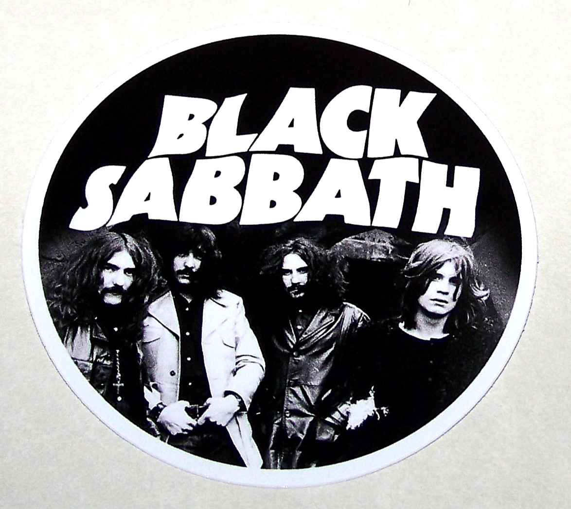 Black Sabbath – LARGE Die Cut Sticker Decal Official Heavy Metal Rock Band Ozzy