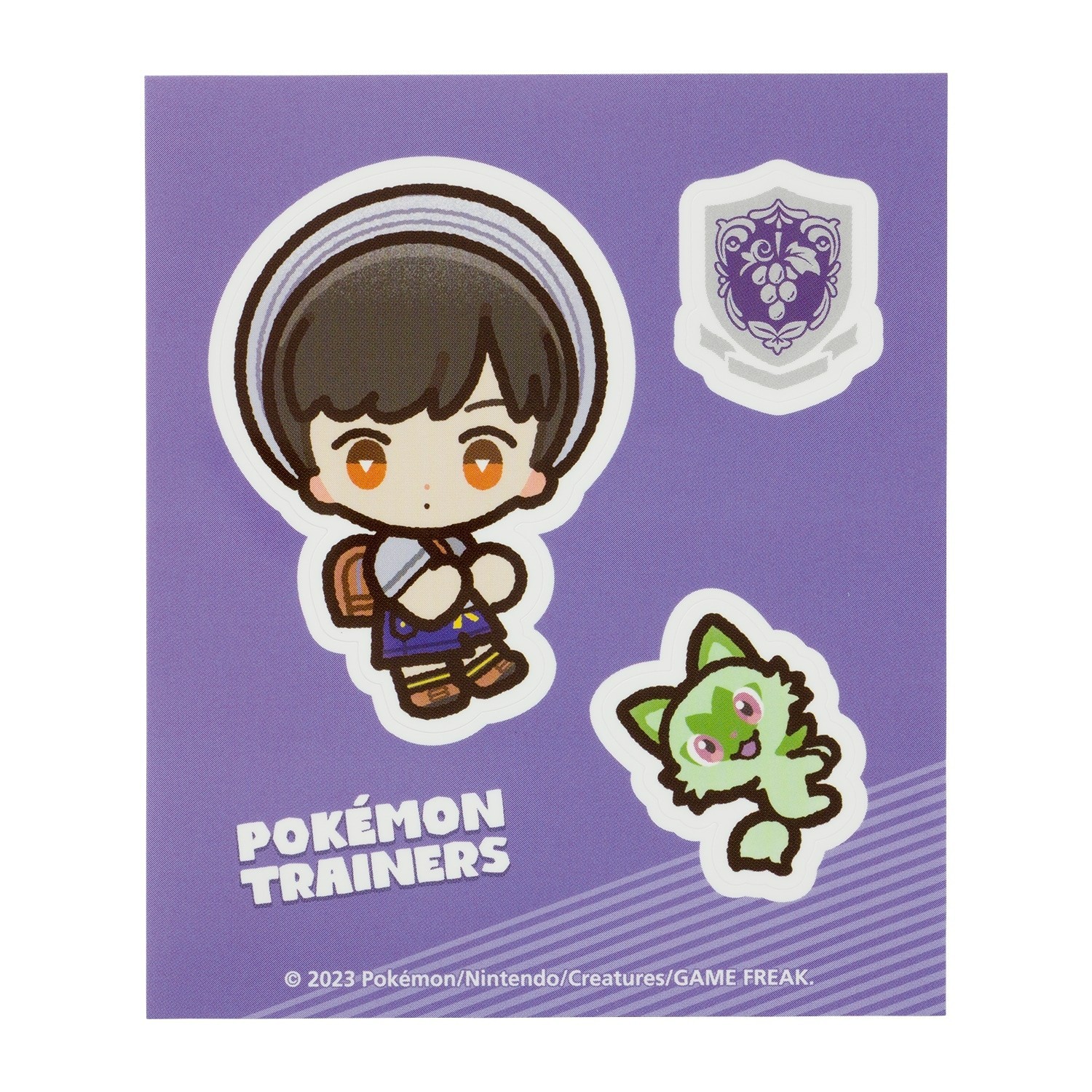 Pokemon Center Trainers Sticker Florian & Sprigatito Paldea 906