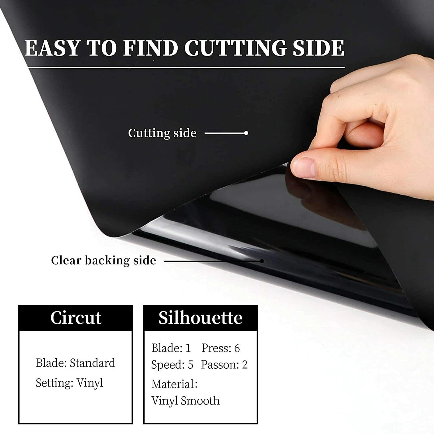 12″X 5ft Permanent Adhesive Vinyl Roll 30x152cm Glossy black Self-adhesive paper