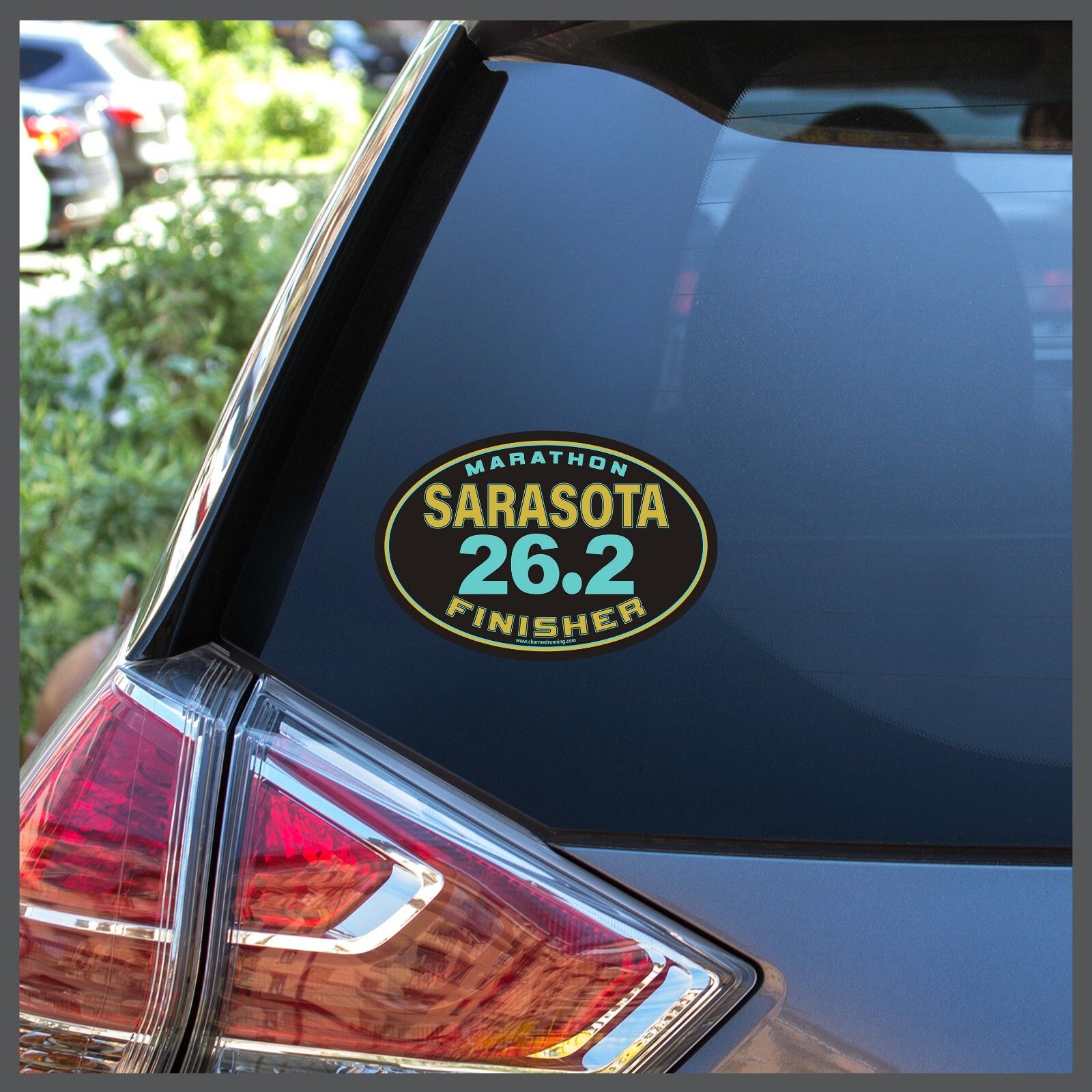 Sarasota Marathon 26.2 Finisher CUSTOM YEAR Removable Decal or Car Magnet