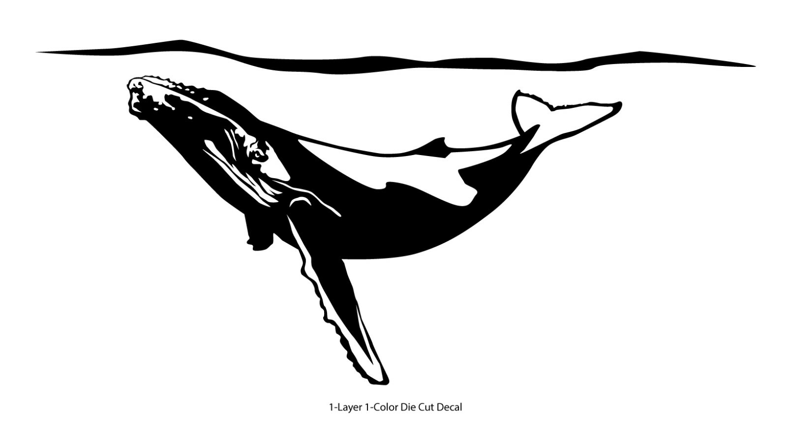 Sea life – Ocean Gray Whale 3 Outdoor Window Decal Vinyl Sticker 6Yrs Film
