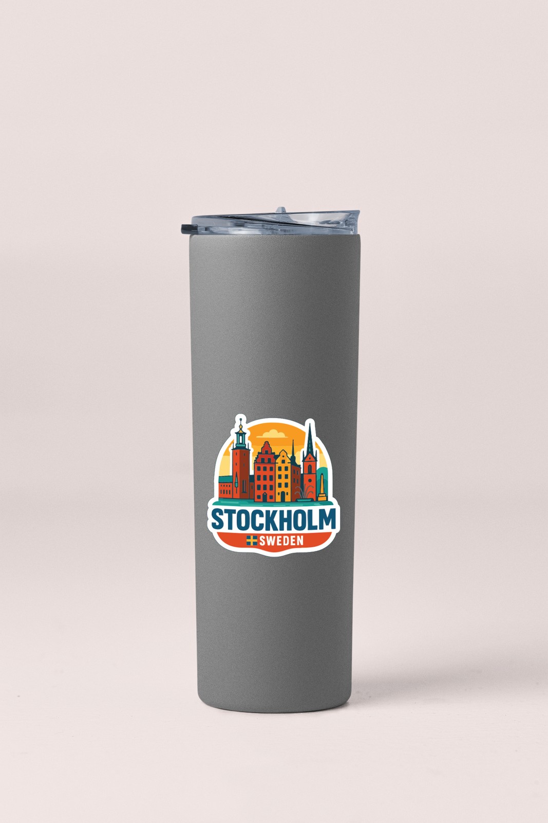 Stockholm Sweden Sticker Decal Vinyl Die-Cut City Skyline Landmark Design