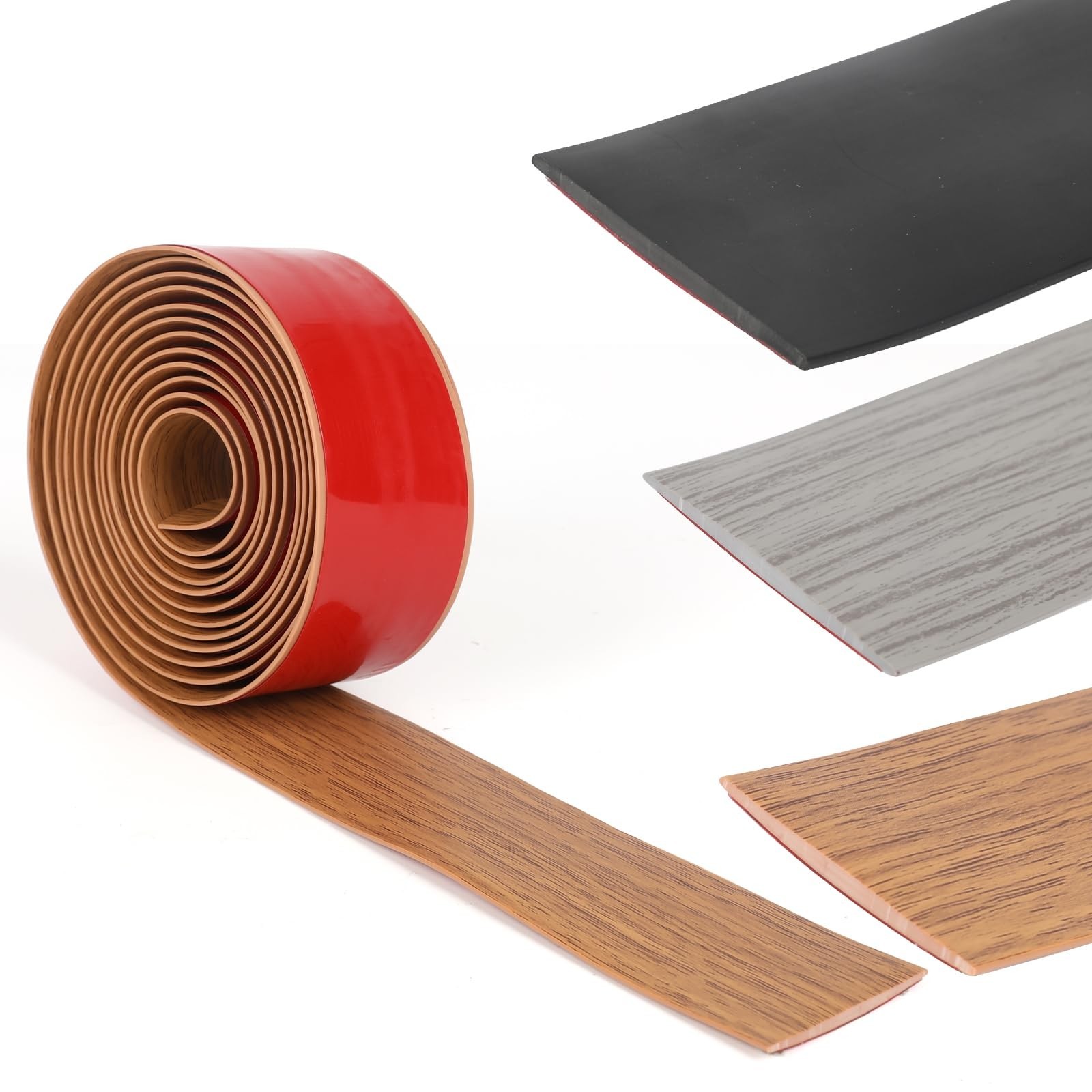 2” x 10Ft Self Adhesive Floor Transition Strip, Laminate Vinyl Flooring Tran…