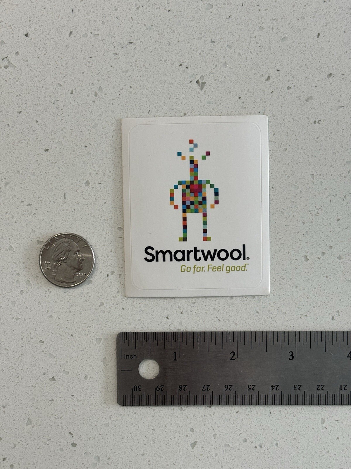 Smartwool Go Far. Feel Good. Logo Decal Sticker Rei